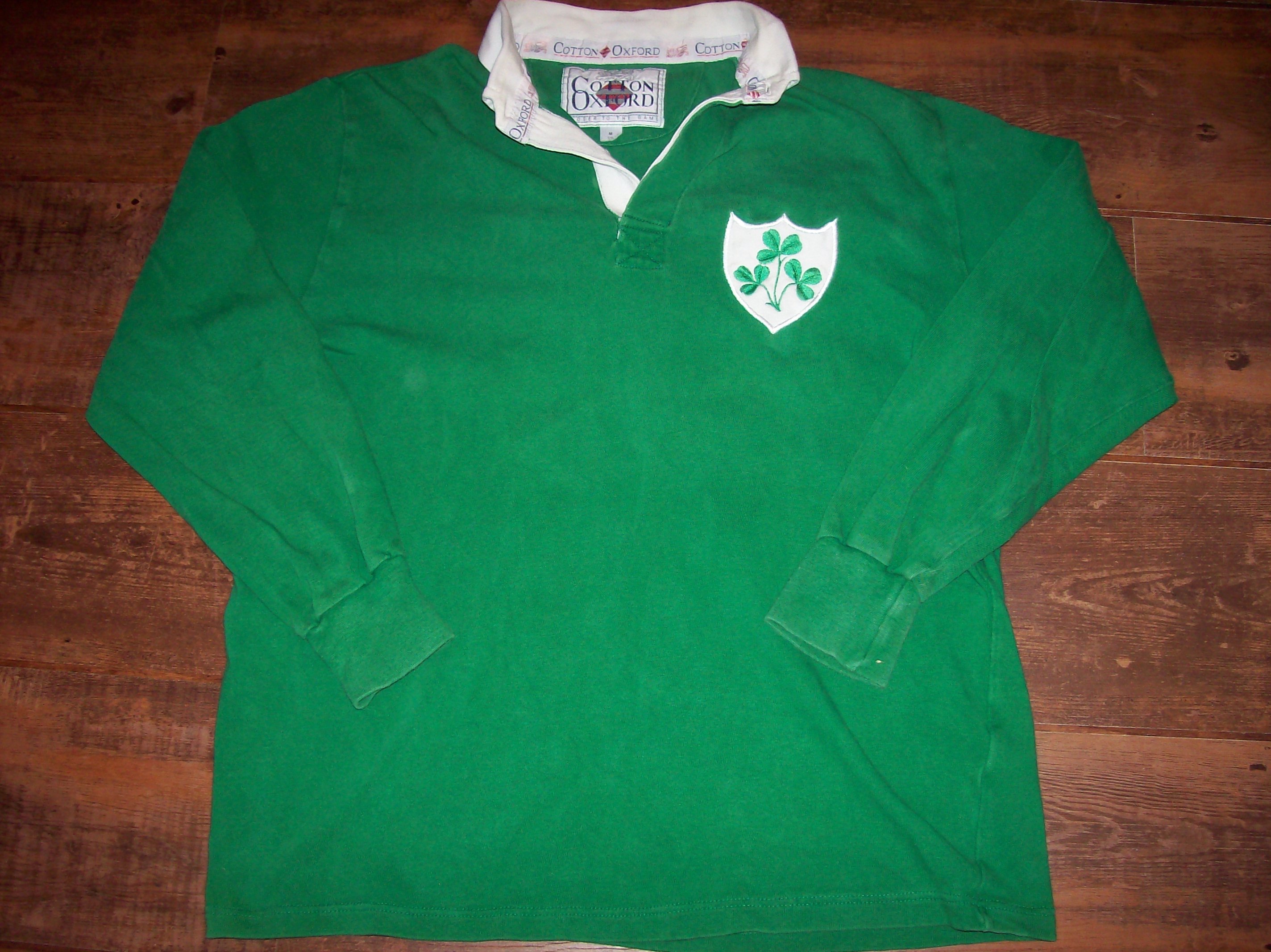 irish retro rugby jersey